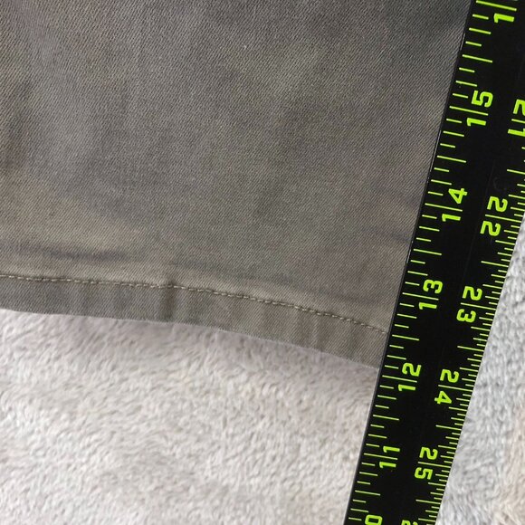 Democracy Womens Pants Size 10 Ab Technology Cargo Skinny Leg Stretch Green - Picture 7 of 10